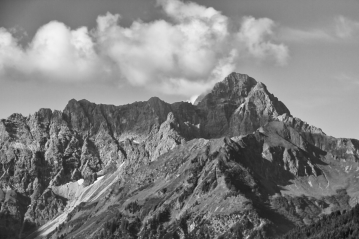 Klotz am Ende des Kleinwalsertales