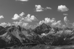 Schäfchenwolkenherde über dem Hochvogel