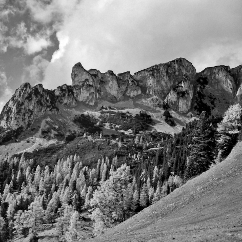 Dalfazer Wände von der Erfurter Hütte