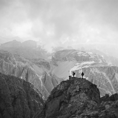 Auf dem Sas Rigais - Gegenüber der Col de la Pieres