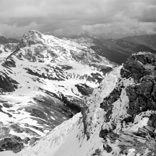 Der Saalkogel nördlich vom Tristkogel