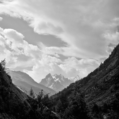 Die Aiguilles von Chamonix