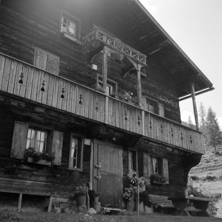 Almgebäude bei der Kaindlhütte (Kaisergebirge) - 21.09.2021