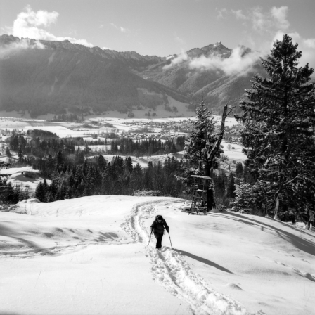 Aufstieg zum Hörnle (Ammergebirge) - 03.12.2021