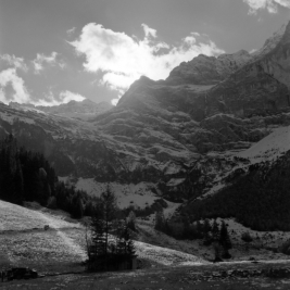 Am Ende des Großen Ahornbodens (Karwendel) - 16.10.2021