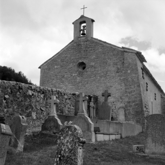 Friedhofskirche von Vergons (Hochprovence) - 25.09.2022