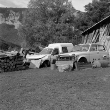 Privater Autofriedhof in Villars Heyssier (Hochprovence) - 27.09.2023